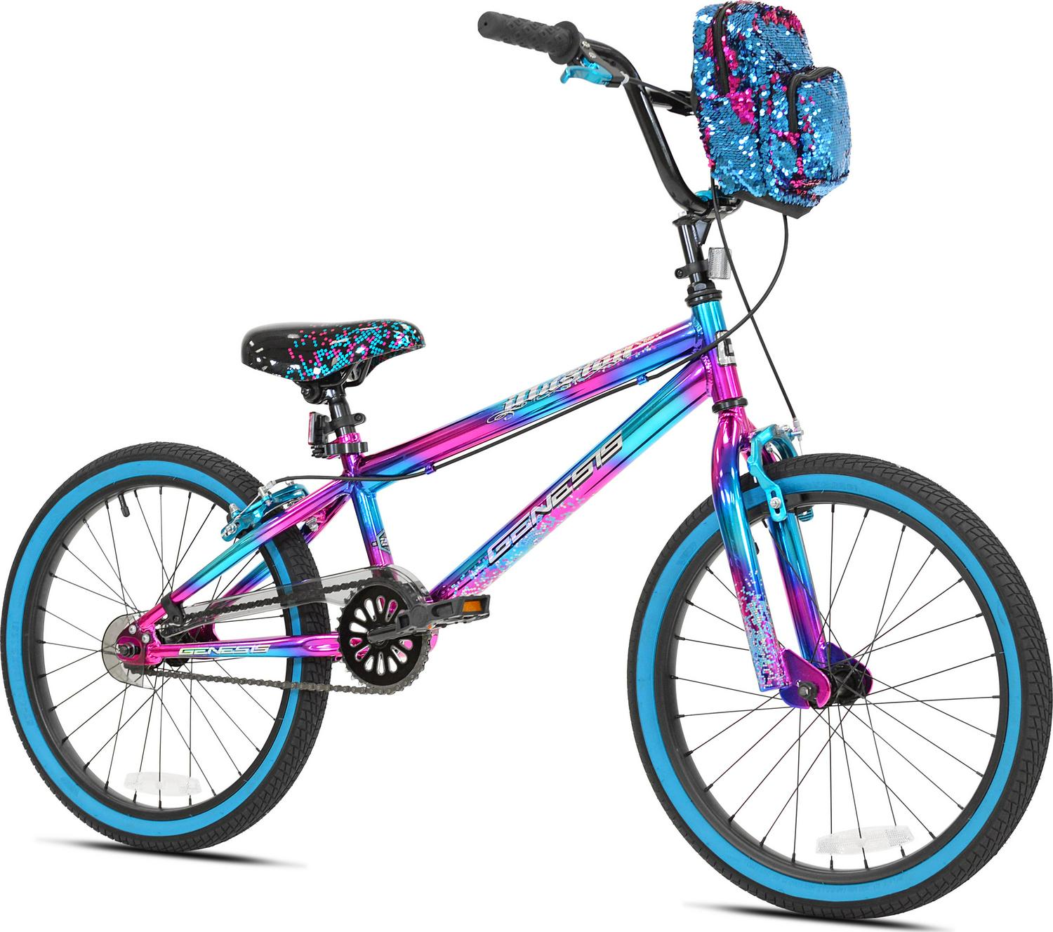 Genesis 20 Illusion Girls Bike, Blue/Purple  flarmor