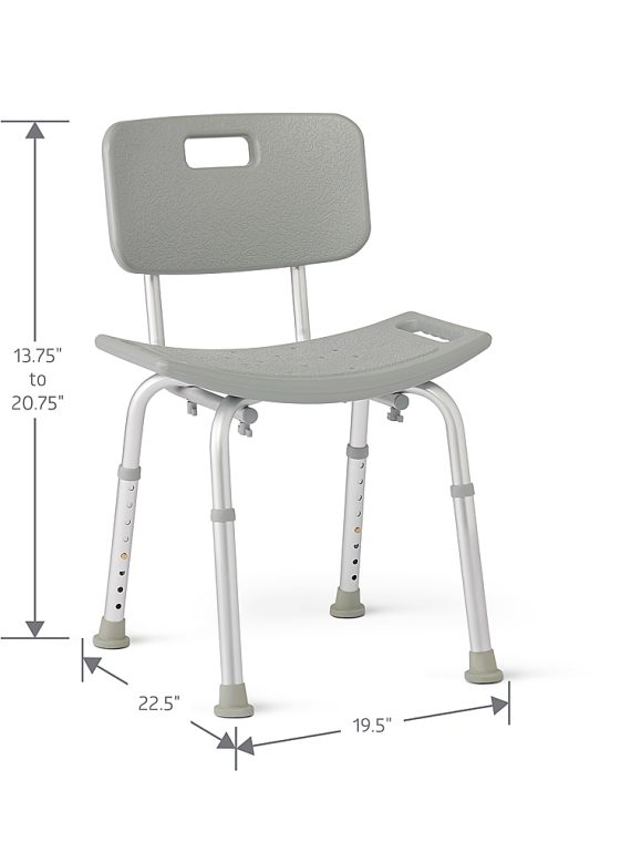 2026 Medline – Bath Chair – gray