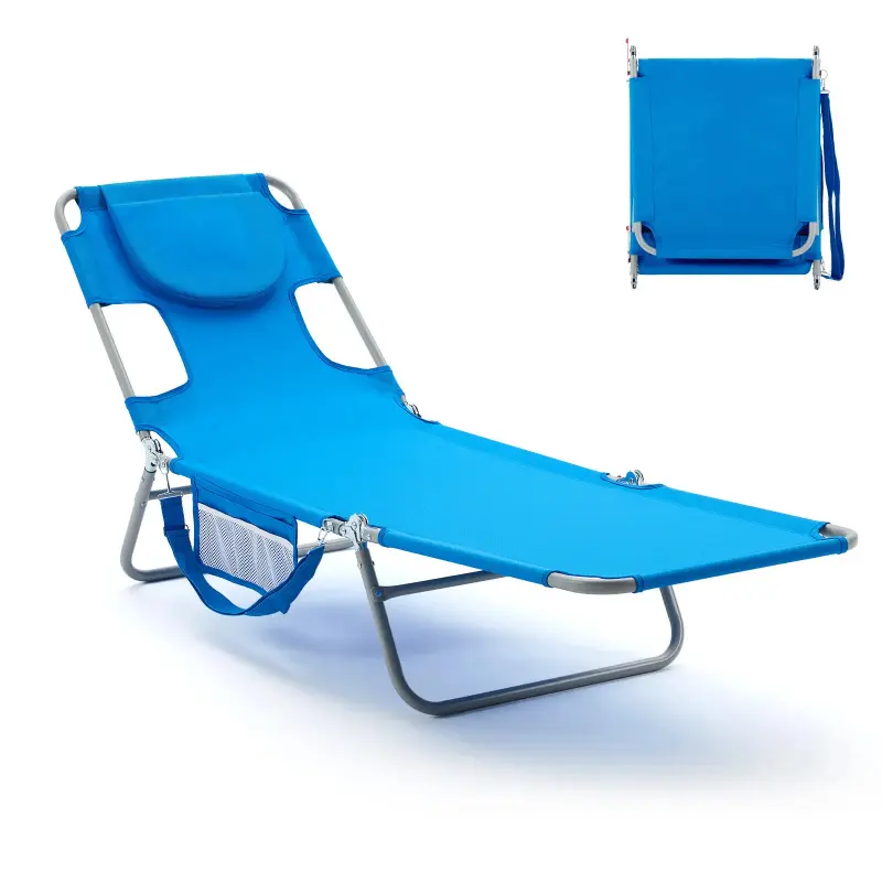 🔥 Portable Beach Lounge Chair – Foldable Backpack Design