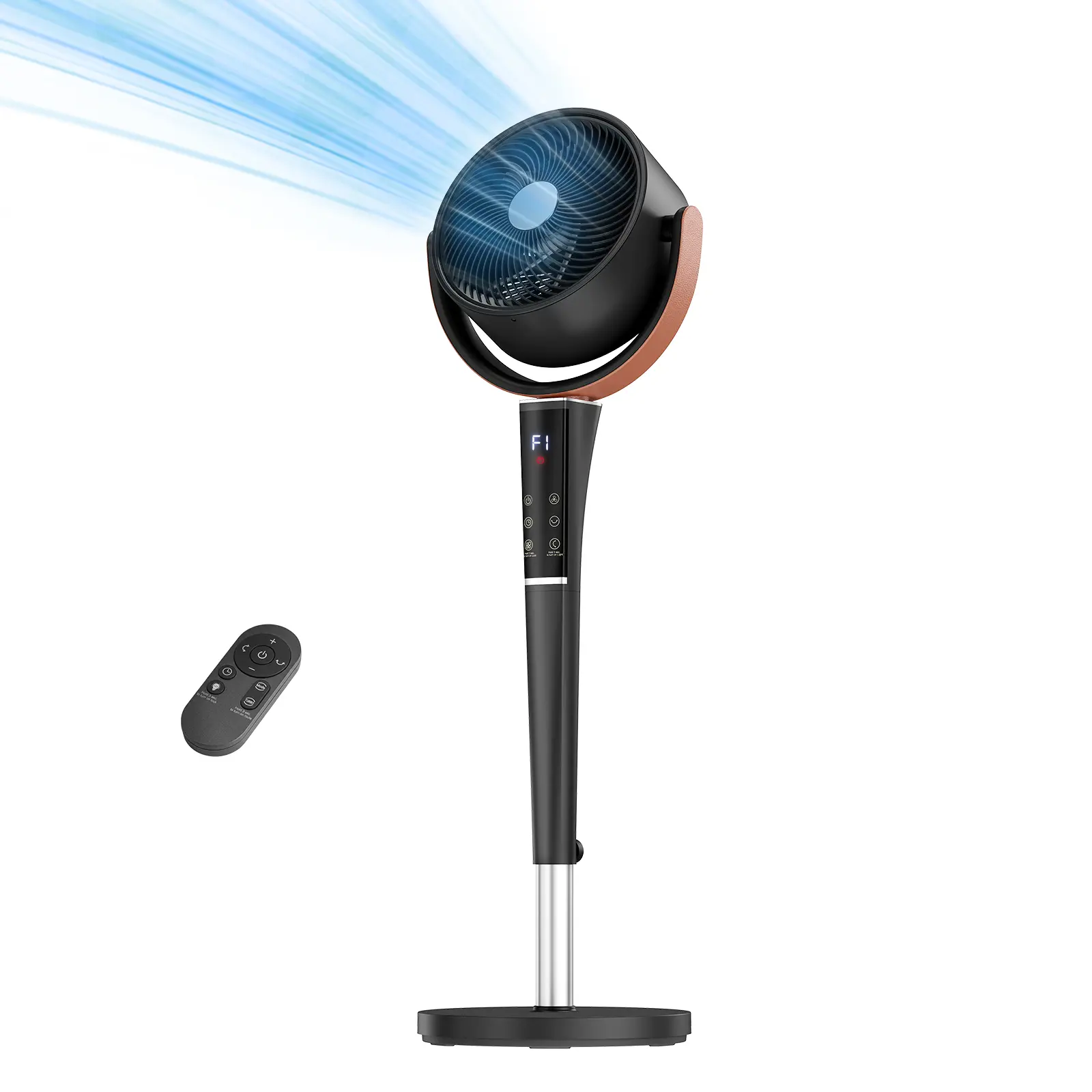 🔥 DC Standing Fan – 15 Speeds Ultra Quiet Cooling