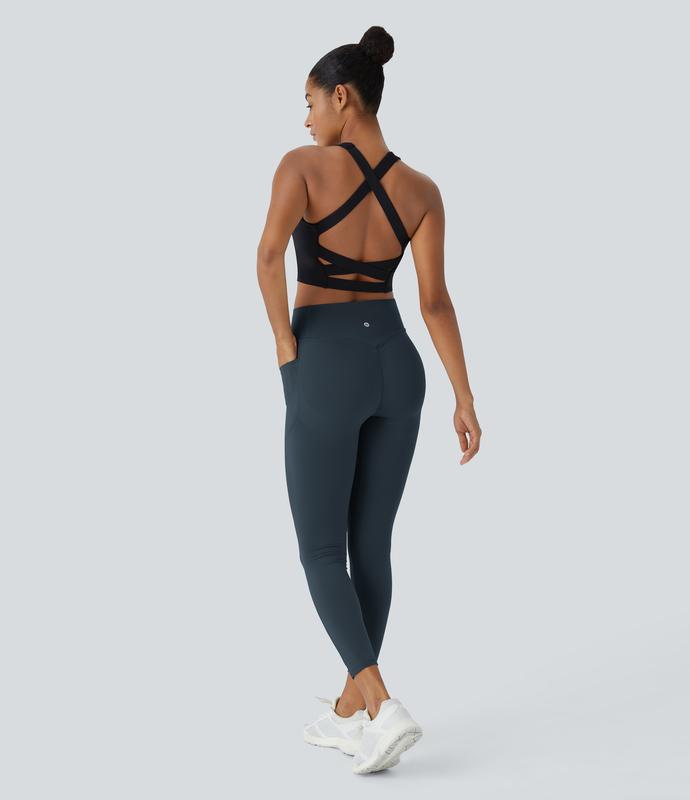 Halara UltraSculpt High Waisted Scrunch Butt Lifting Tummy Control Pocket Shaping Training Leggings  #TikTokShopHolidayHaul