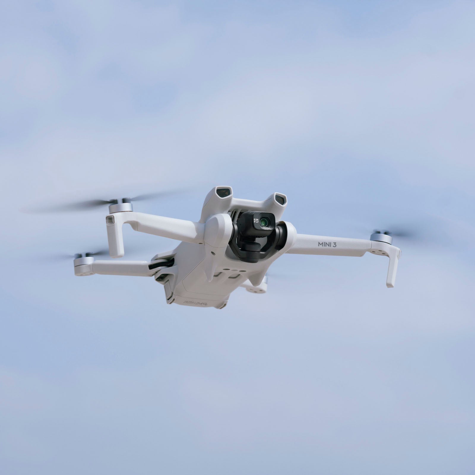 Mini 3 Drone and Remote Control with Built-in Screen - Gray