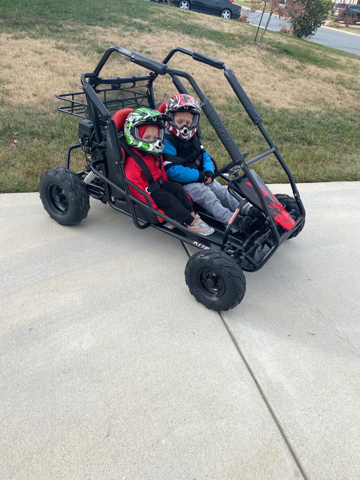 【Sports&Outdoors】Coleman Powersports Off Road Go Kart, Gas Powered, 196cc/6.5hp