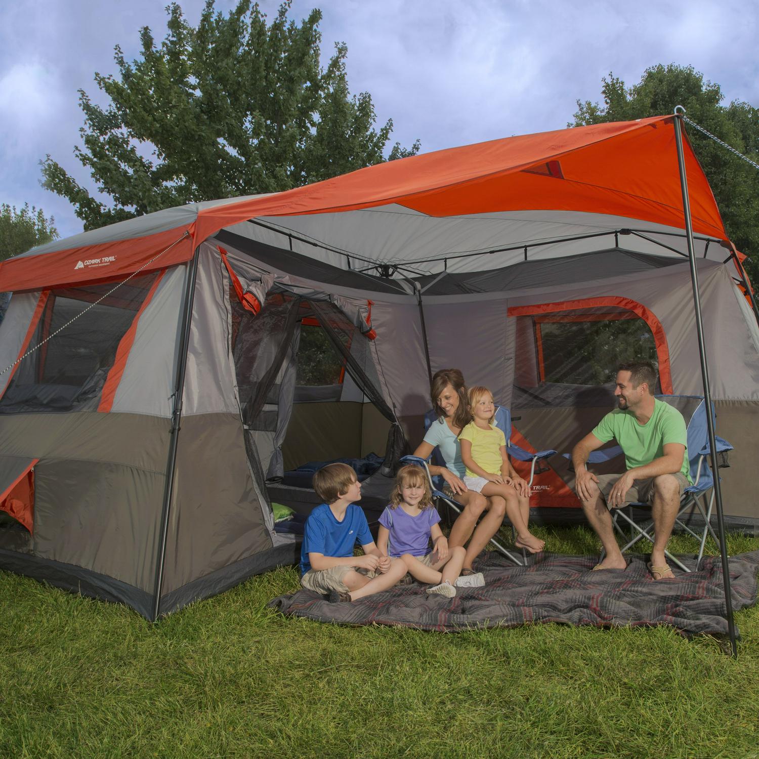 Ozark Trail 16�?x 16�?Instant Cabin Tent, Sleeps 12