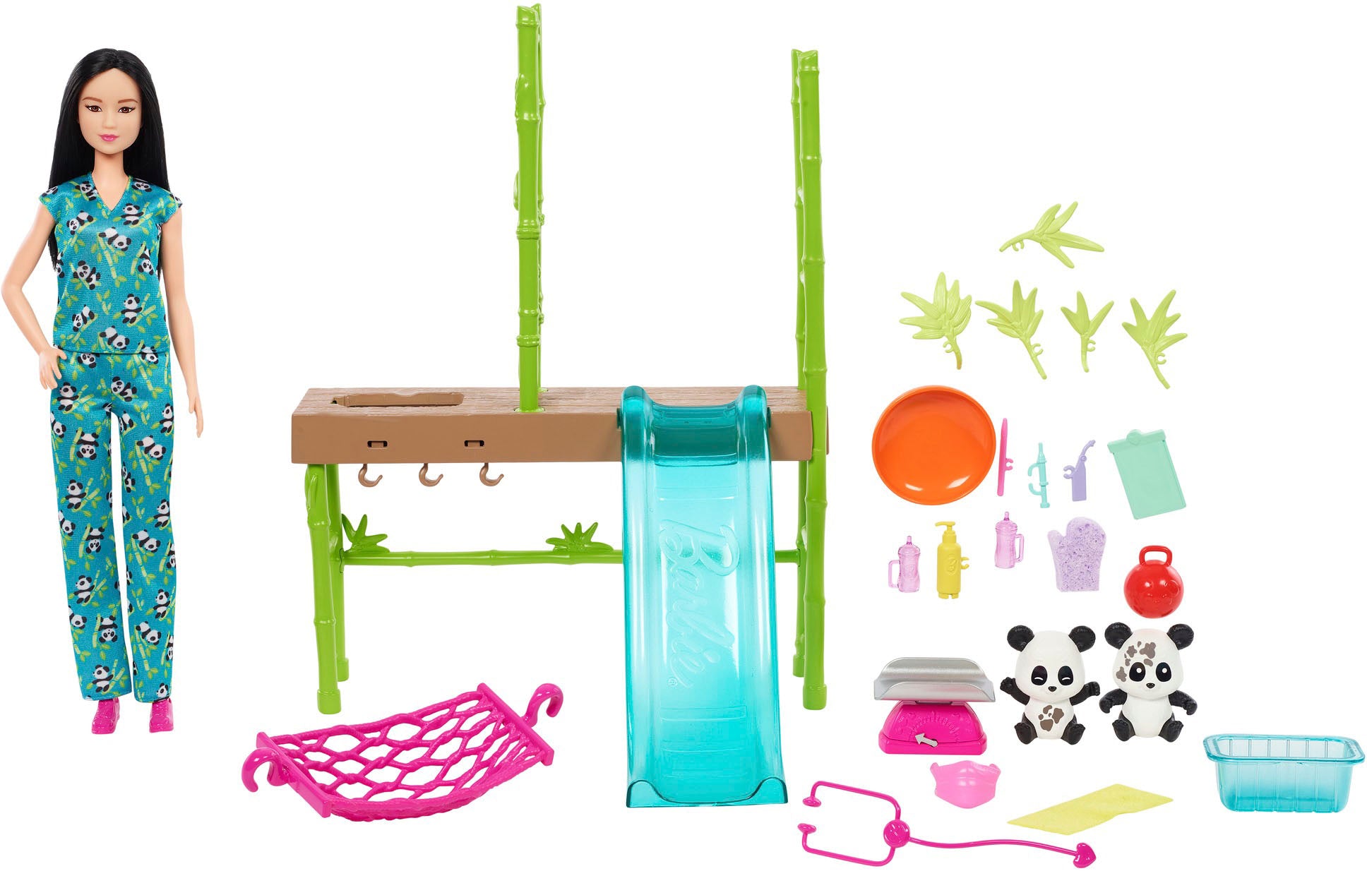 Barbie - Panda Rescue Playset - Multicolor