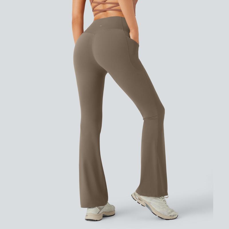 🔥 HALARA UltraSculpt High Waisted Tummy Control Pocket Bootcut Leggings
