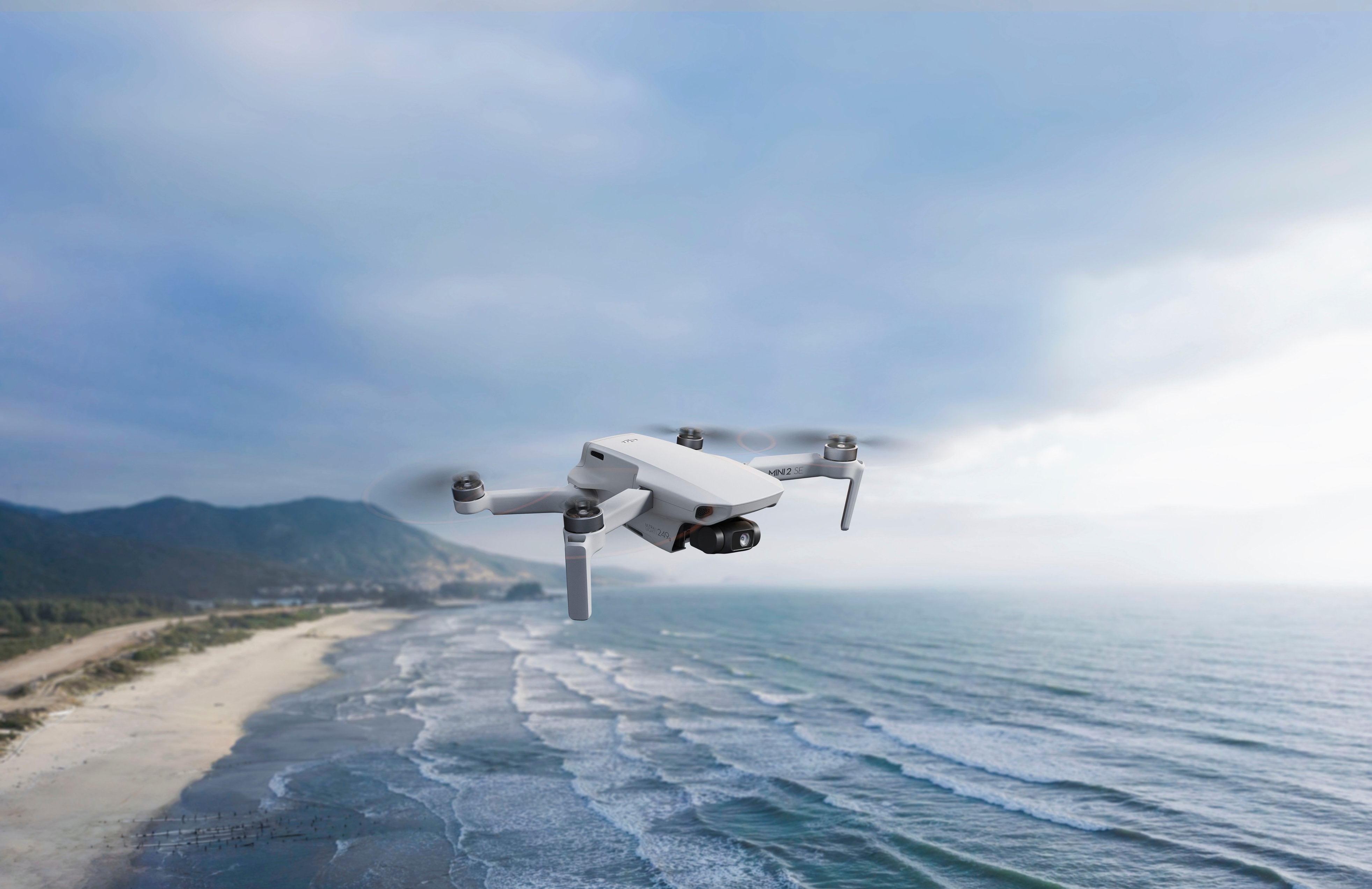 Mini 2 SE Drone with Remote Control - Gray