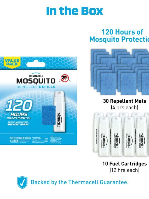 2026 Thermacell Mosquito Repellent Refills with 120-Hour Mosquito Protection, 10 Pack