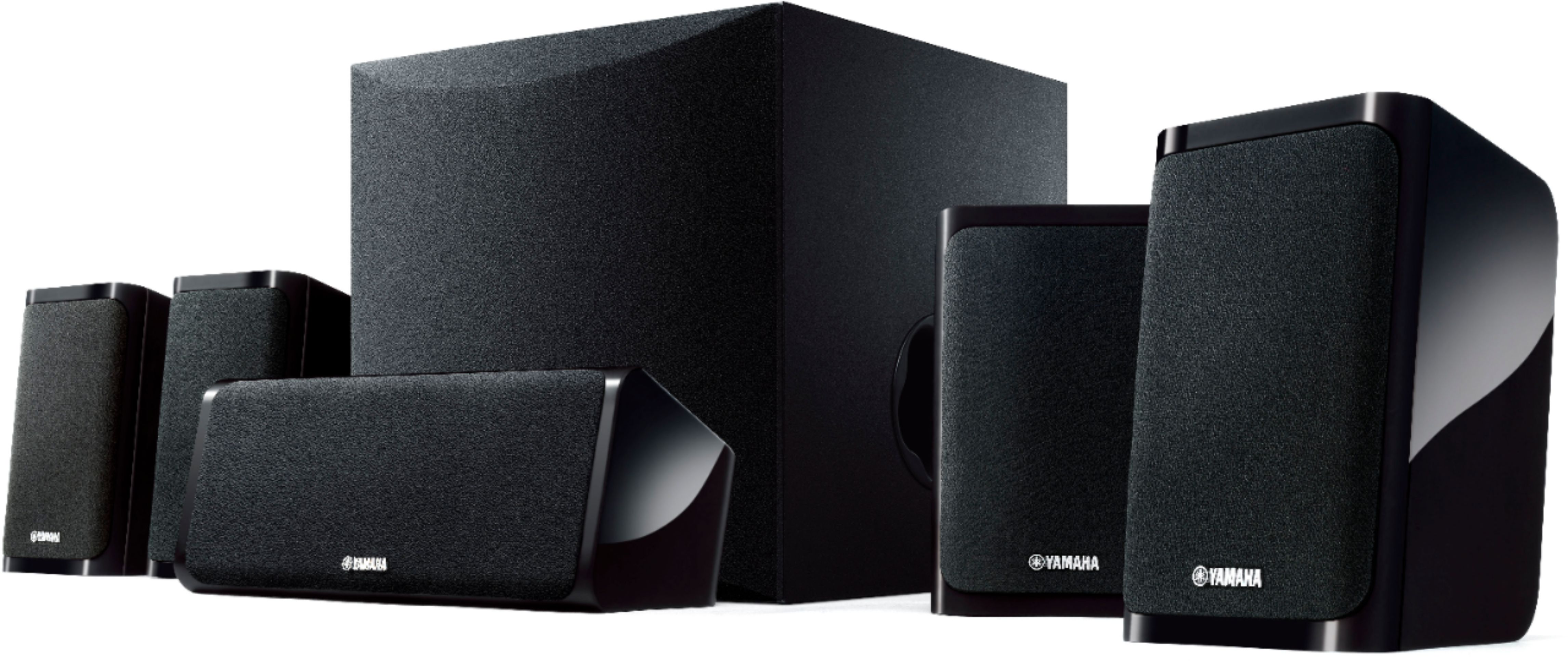 2026 Yamaha – 5.1-Channel 4K Home Theater Speaker System with Powered Subwoofer and Bluetooth Streaming – Black