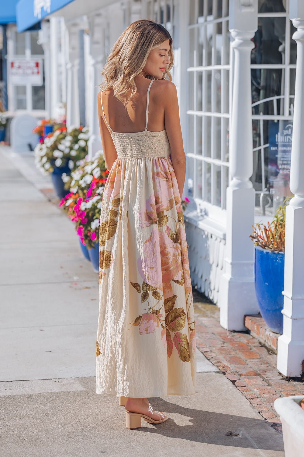 Buttercup Floral Print Maxi Dress