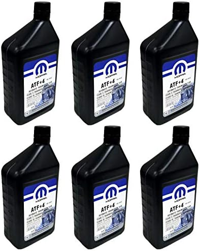 2026 Mopar 68218057AB ATF+4 Automatic Transmission Fluid  1 Quart (6 Pack)