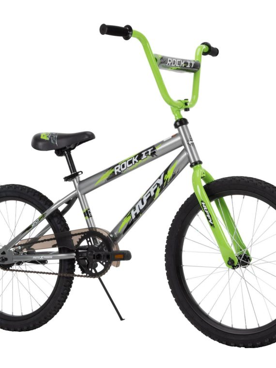 2026 Huffy 20 Inch Rock It Boys Kids Bike, Silver