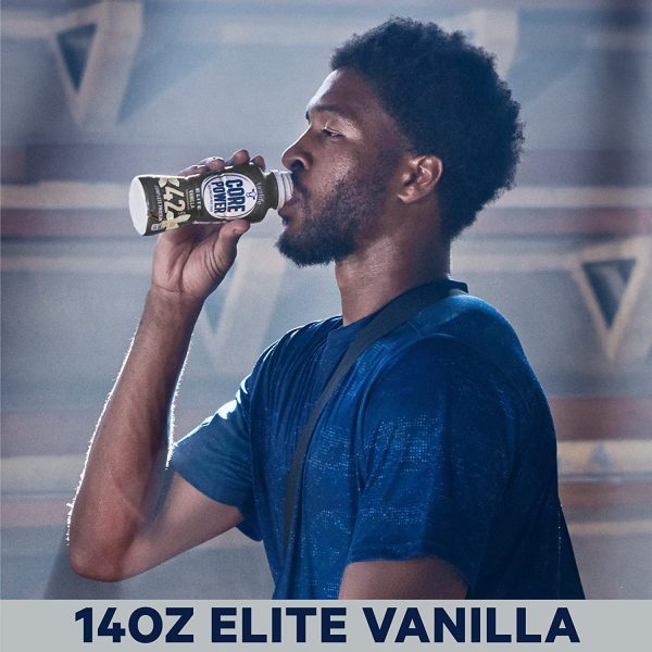 Fairlife Core Power Elite High Protein Shake (42g), Vanilla, Ready To Drink for Workout Recovery, 14 Fl Oz Bottles (12 Pack)