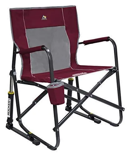 GCI Outdoor Freestyle Rocker Portable Folding Rocking Chair, Cinnamon