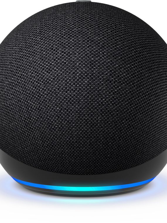 2026 Amazon – Echo Dot (5th Gen, 2022 Release) Smart Speaker with Alexa – Charcoal