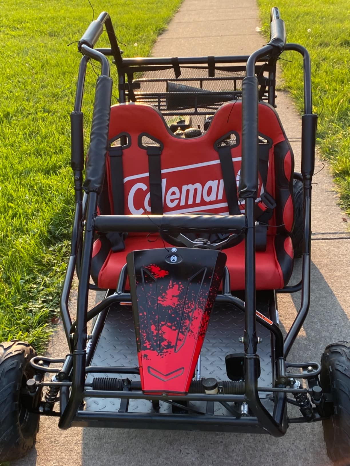 【Sports&Outdoors】Coleman Powersports Off Road Go Kart, Gas Powered, 196cc/6.5hp