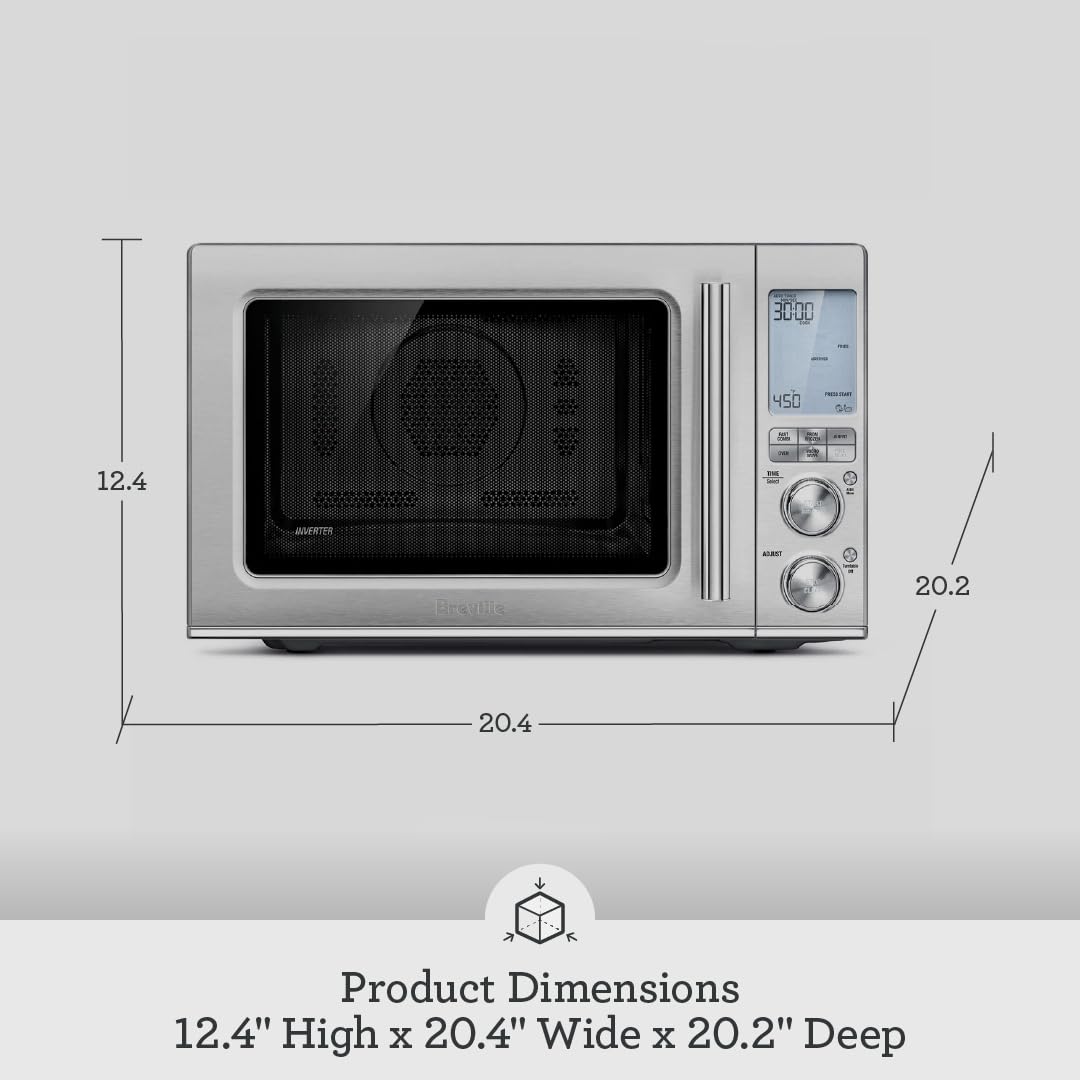 Breville Microwave Toaster Stainless BMO870BSS1BUC1