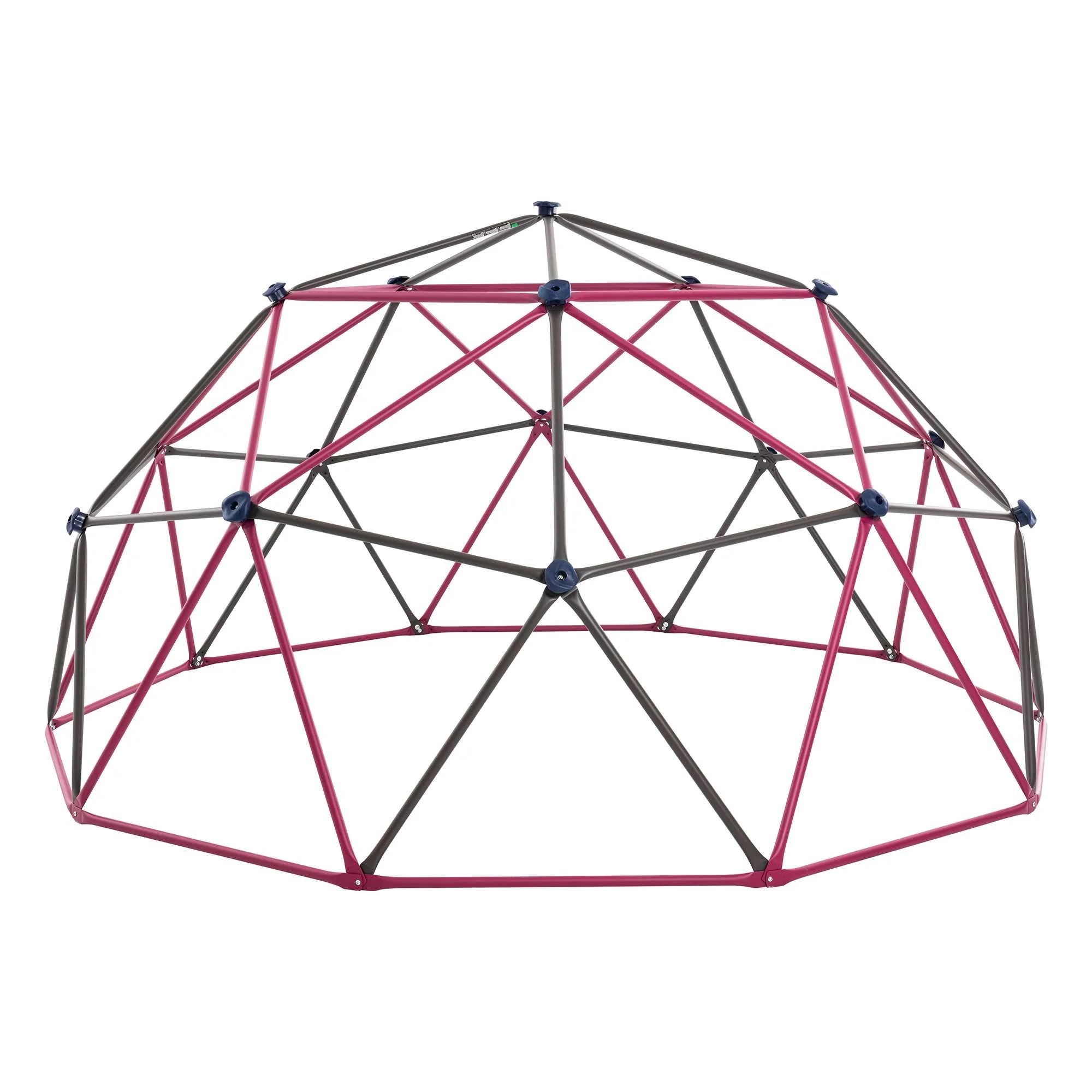 Lifetime Kid's Outdoor 5.5 ft. H x 11 ft. W Dome Climber, Berry and Brown (91088)