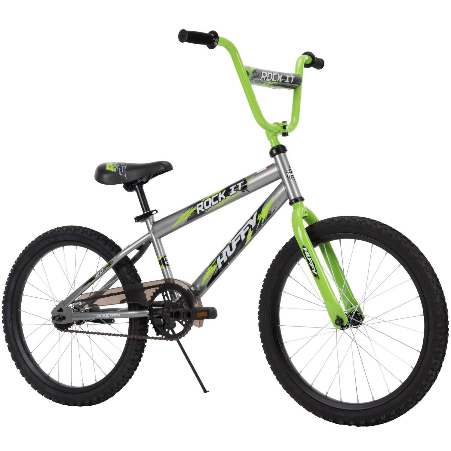2026 Huffy 20 Inch Rock It Boys Kids Bike, Silver