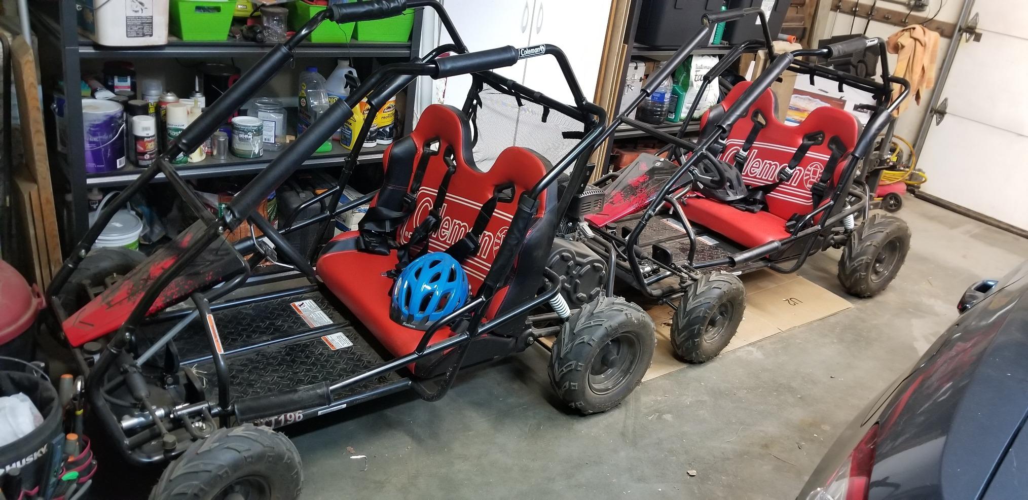 【Sports&Outdoors】Coleman Powersports Off Road Go Kart, Gas Powered, 196cc/6.5hp