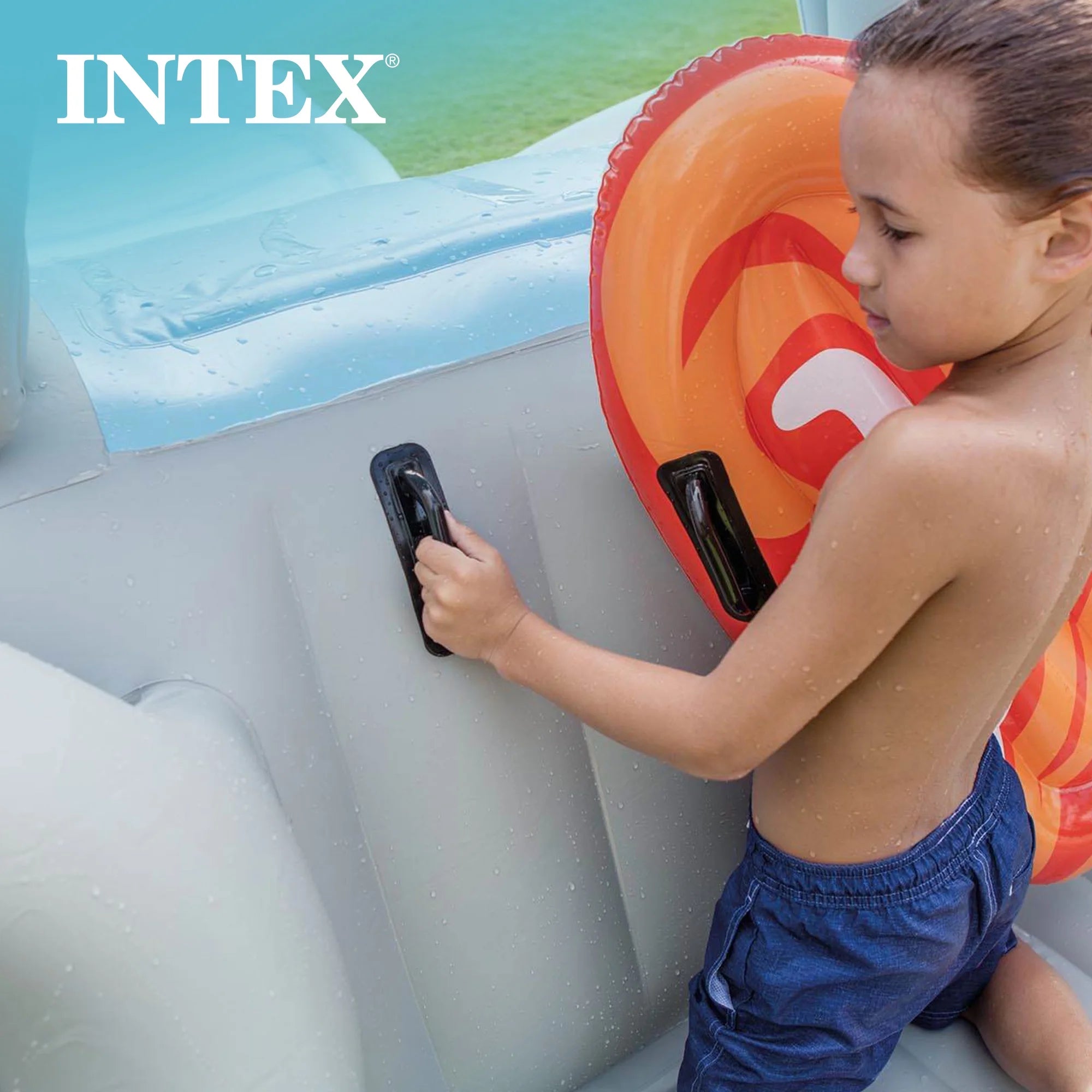 Intex Surf 'N Slide Inflatable Water Slide and Wet Set Repair 6 Patch Kit
