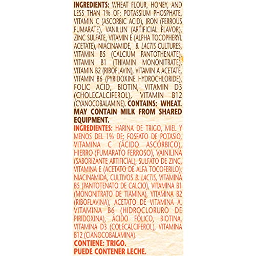 2026 Nestle Nestum Instant Cereal  Wheat & Honey  10.5 Ounce (Pack of 12)