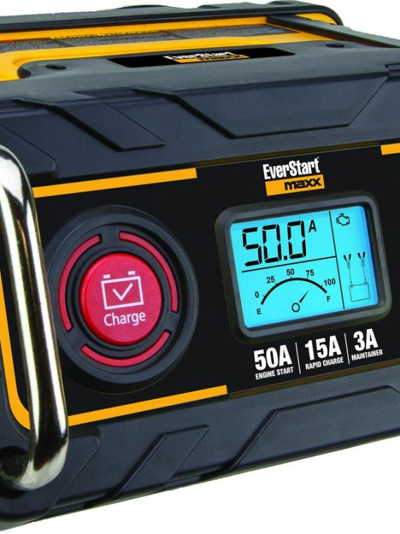 2026 Everstart Maxx 15 Amp Automotive Battery Charger with 50 Amp Patented Engine Start (BC50BE)