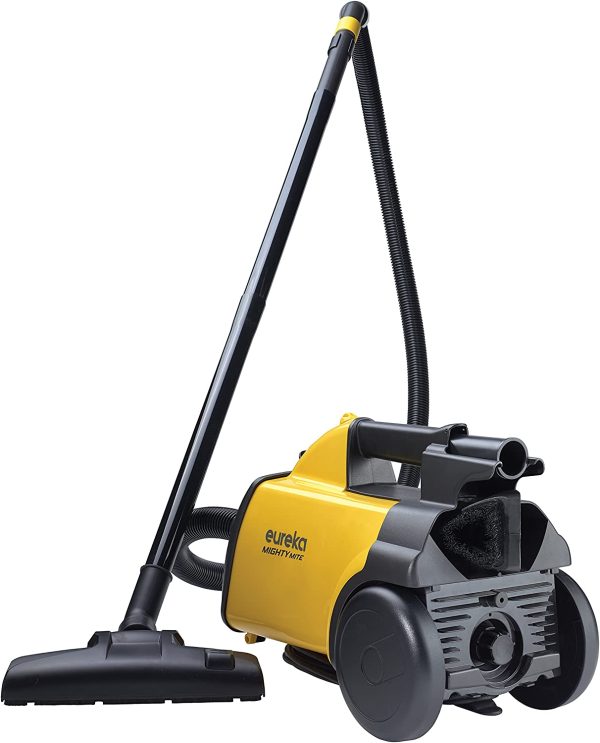 3670M Canister Cleaner, Lightweight Powerful Vacuum for Carpets and Hard floors, w/ 5bags,Yellow