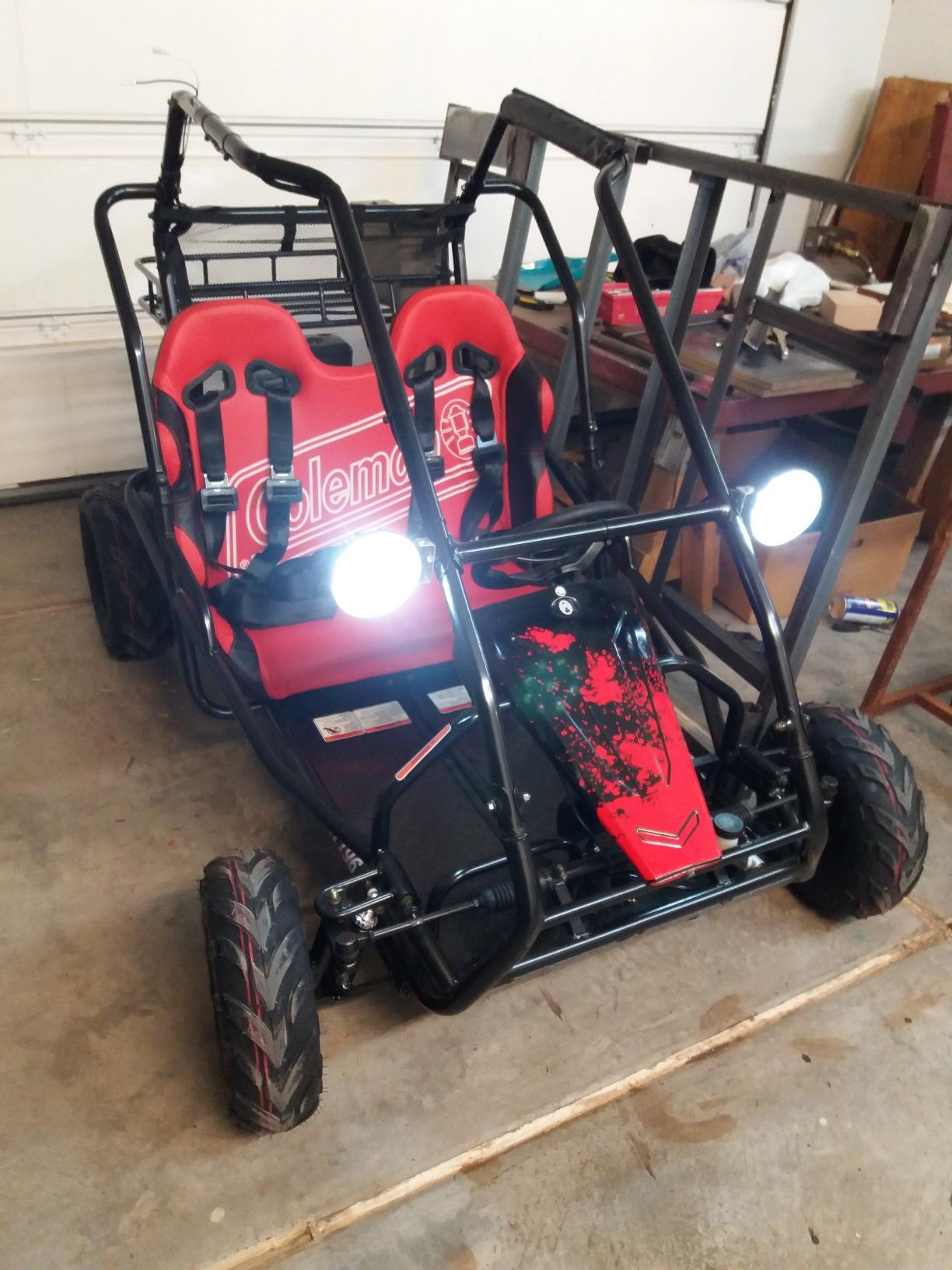 【Sports&Outdoors】Coleman Powersports Off Road Go Kart, Gas Powered, 196cc/6.5hp