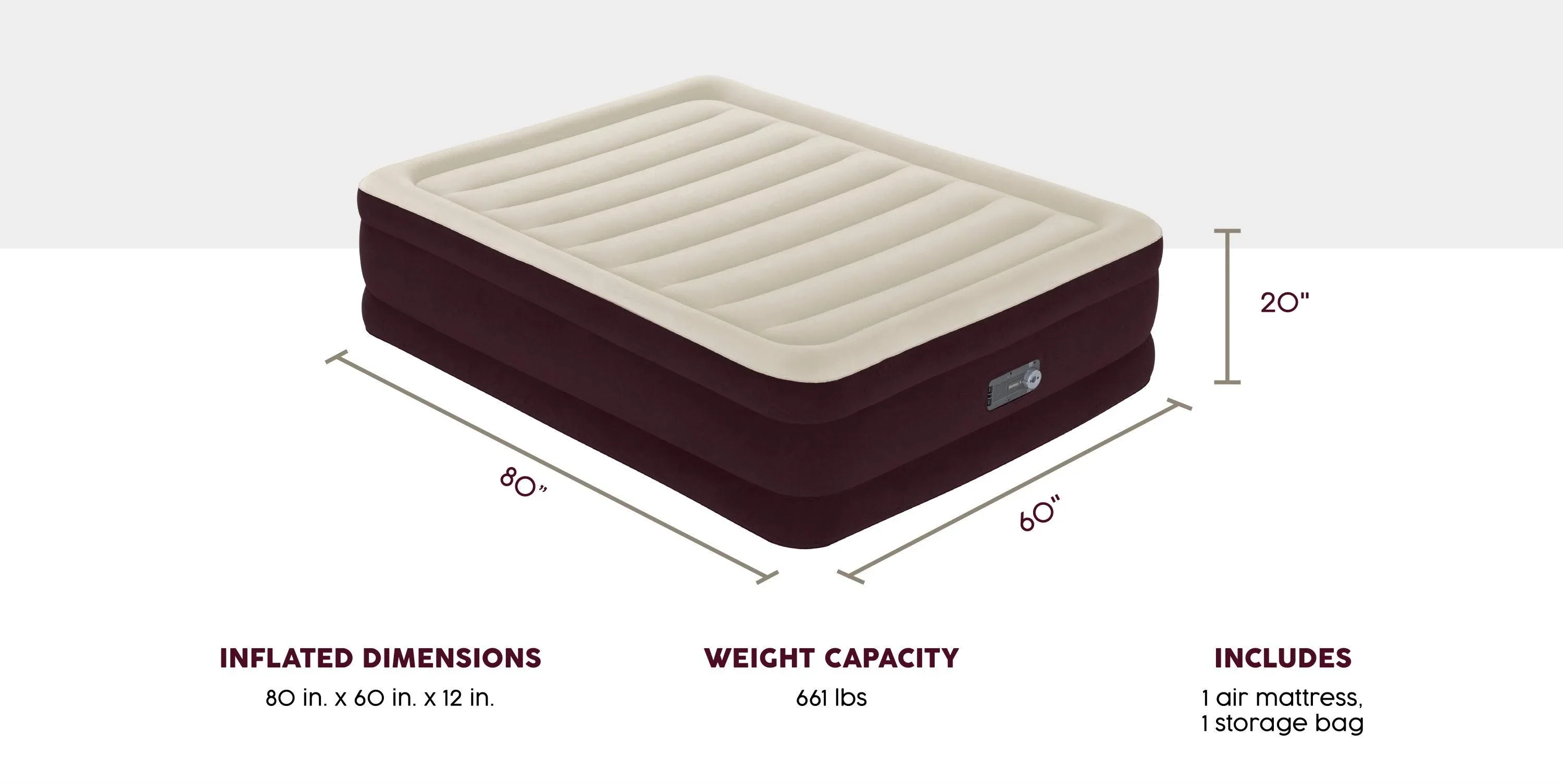 Bestway Maroon 20