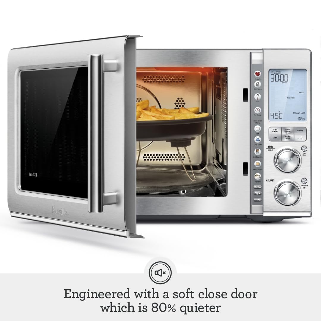 Breville Microwave Toaster Stainless BMO870BSS1BUC1
