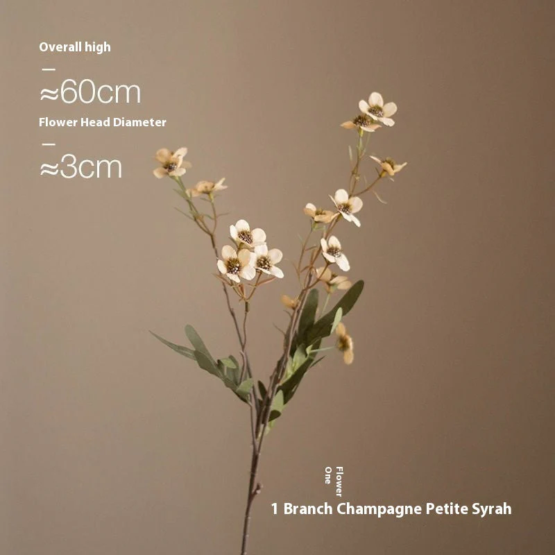 Artificial Dried Flower Bundle – Retro Pastoral Faux Flowers for Home & Wedding Decor (4PCS)