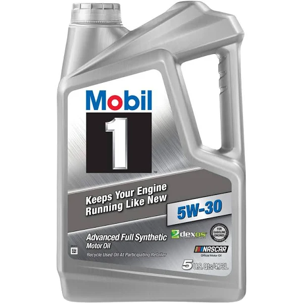 Mobil 1 5W-30 Full Synthetic Motor Oil, 5 qt.