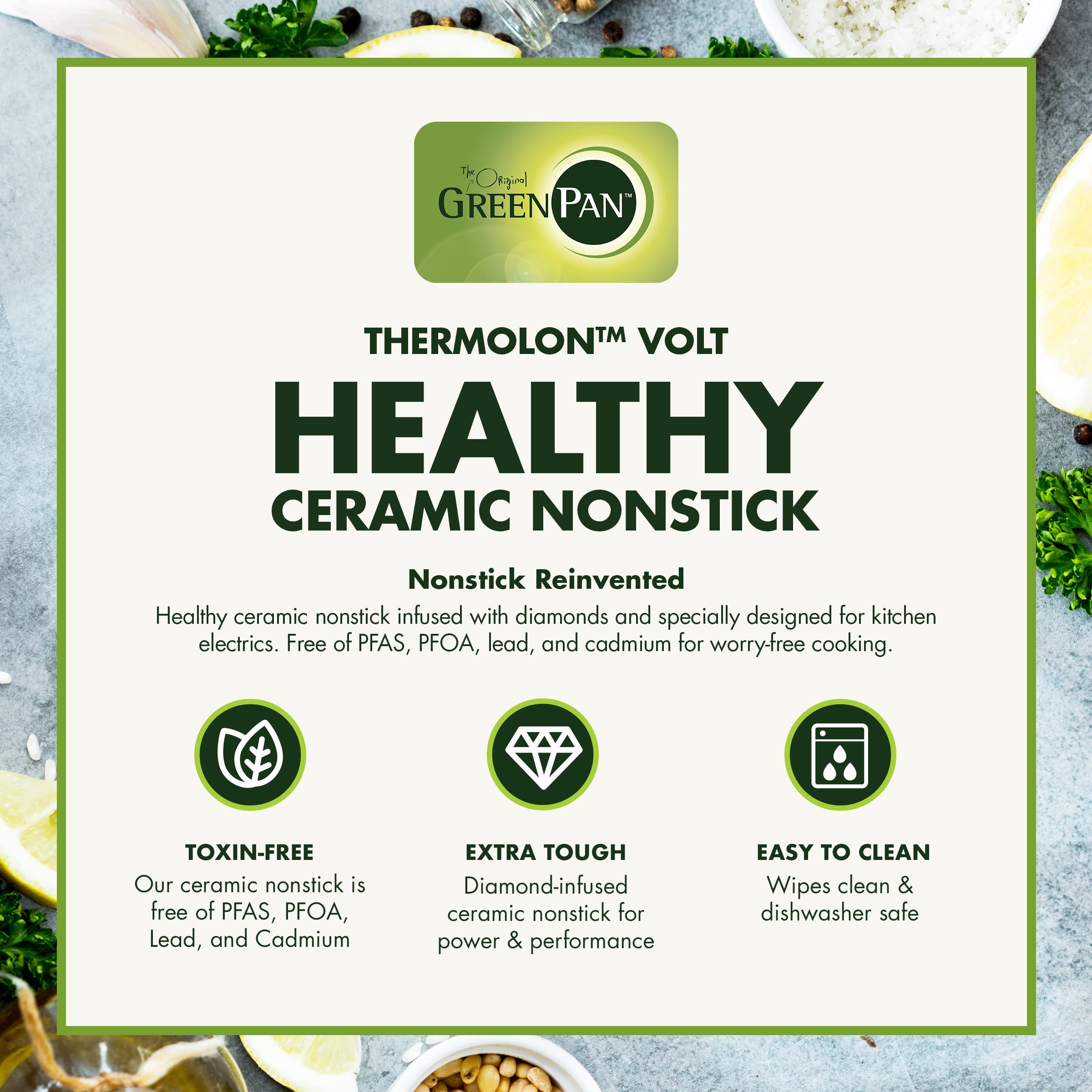 GreenPan Essential Electric Stir Fry Dishwasher
