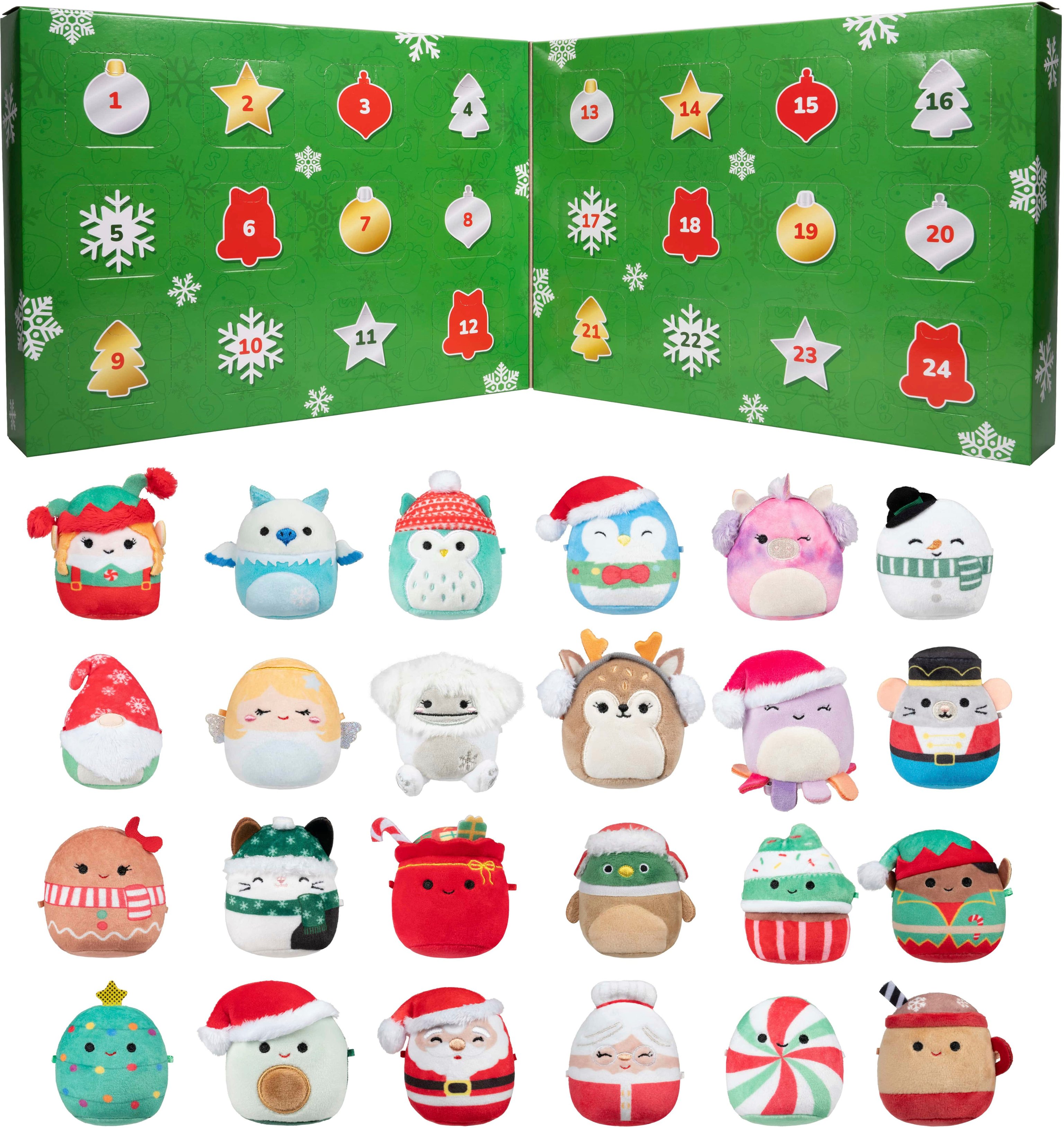 2026 Jazwares – Squishmallows  24-Day Micromallows Holiday Advent Calendar