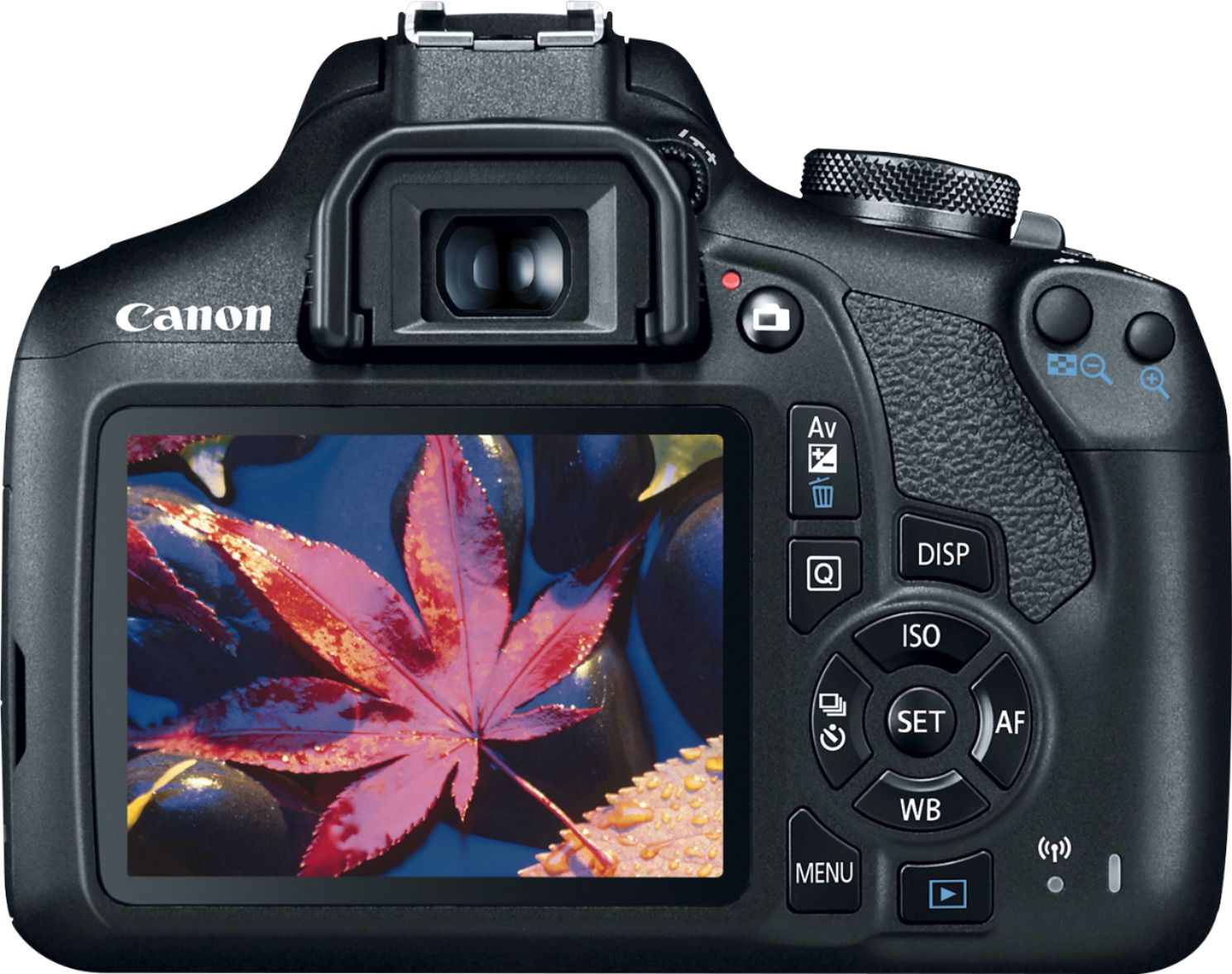 Canon - EOS Rebel T7 DSLR Video Camera with 18-55mm Lens - Black