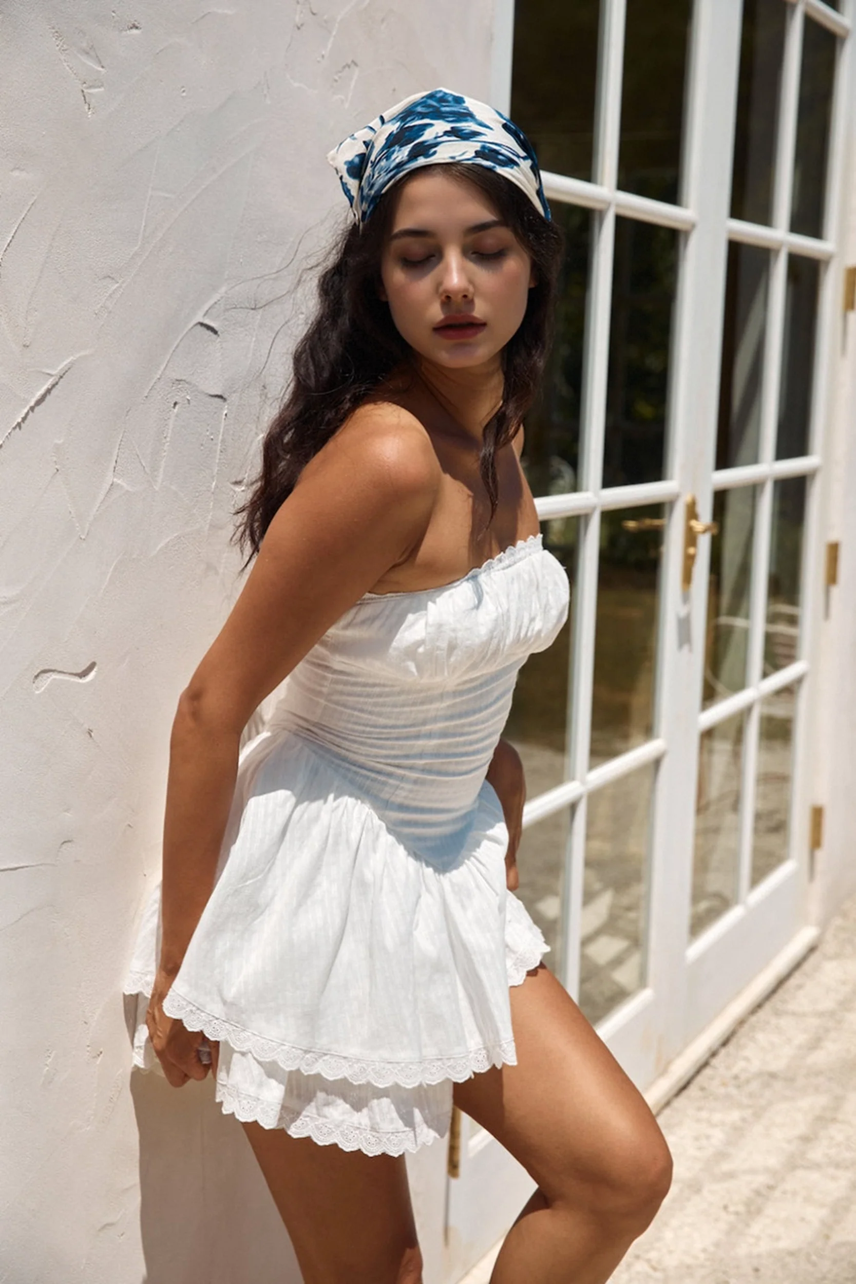 On Some Nights Strapless Mini Dress