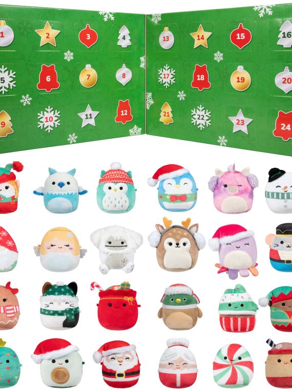 2026 Jazwares – Squishmallows  24-Day Micromallows Holiday Advent Calendar