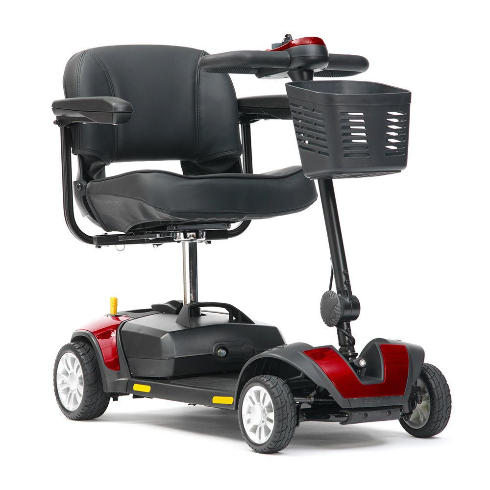 Electric scooter with portable travel case