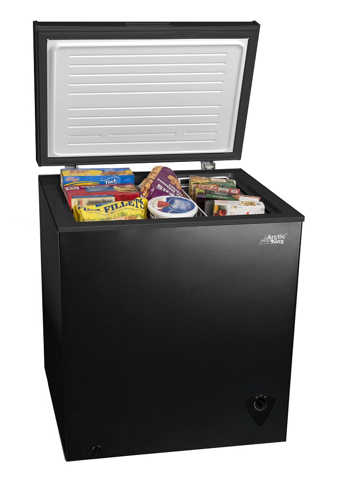 Arctic King 5 Cu ft Chest Freezer, Black  flarmor