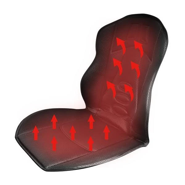 Autodrive 12-Volt Heated Seat Cushion with Universal Fit and Auto Shut-Off for Cars