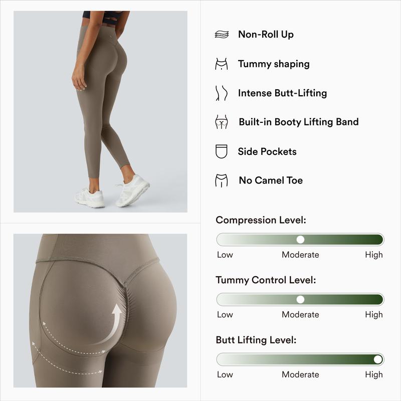 Halara UltraSculpt High Waisted Scrunch Butt Lifting Tummy Control Pocket Shaping Training Leggings  #TikTokShopHolidayHaul