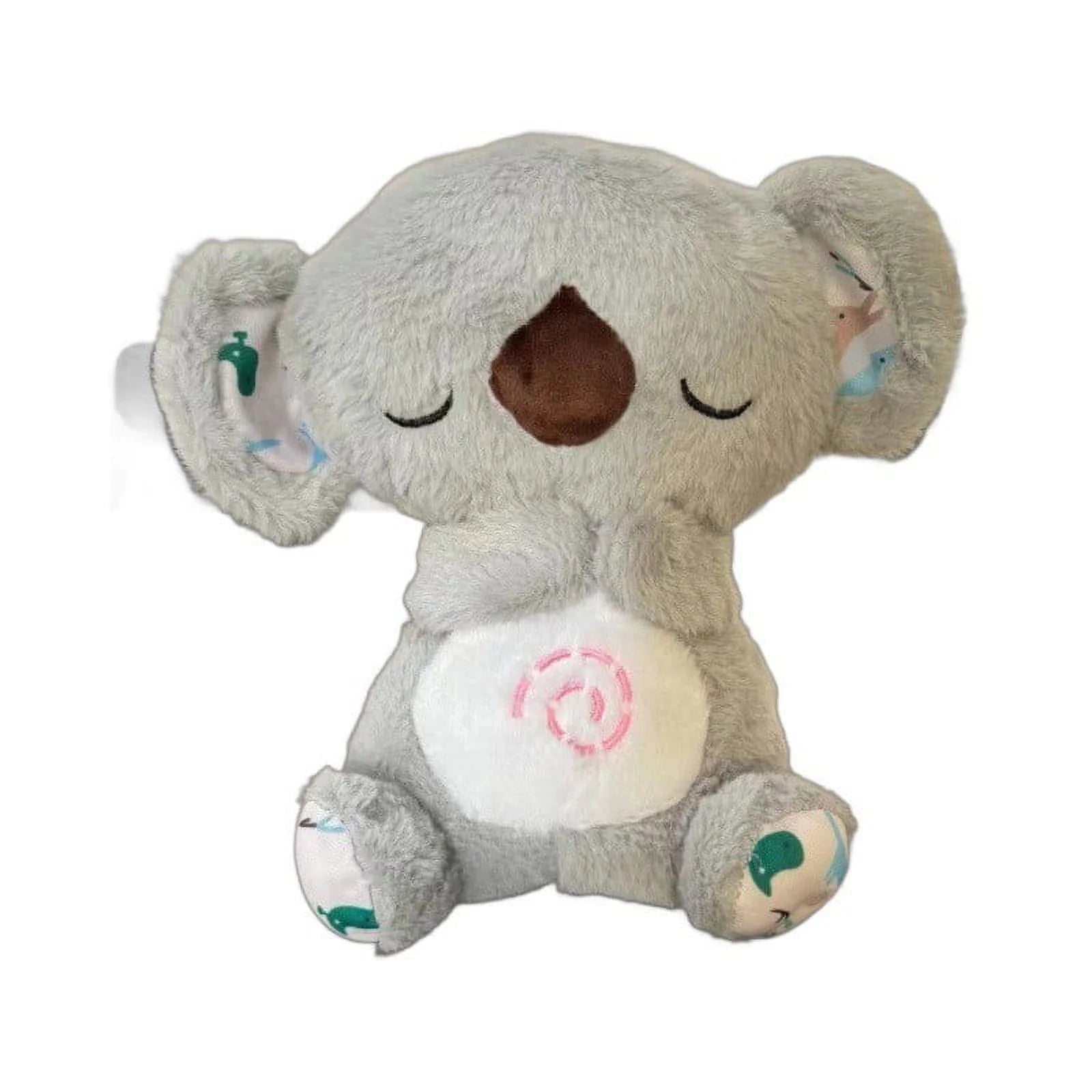 Little Otter Baby Sleep Music Doll Breathing Bear Otter Koala Plush Toy Suitable for Early Education Newborns 0+Months
