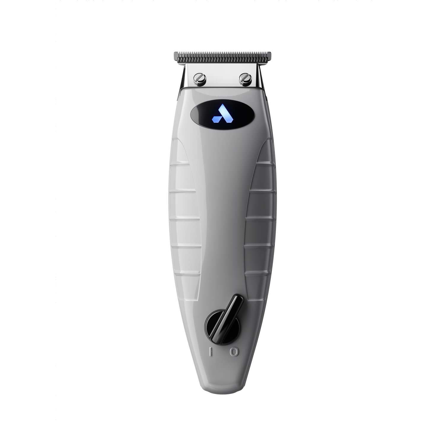 Andis 74055 Professional Corded/Cordless Hair & Beard Trimmer Zero Gapped Close Cutting Carbon Steel T-Outliner Blade Grey