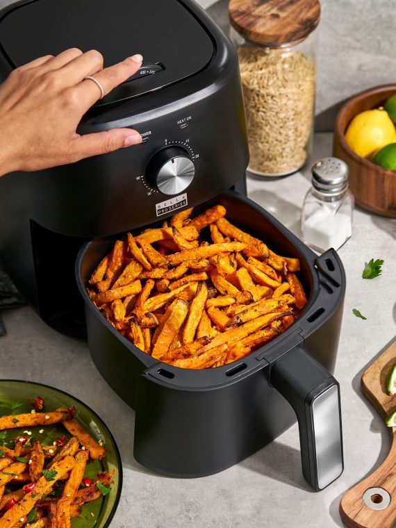 2026 Bella Pro Series – 3-qt. Analog Air Fryer – Black