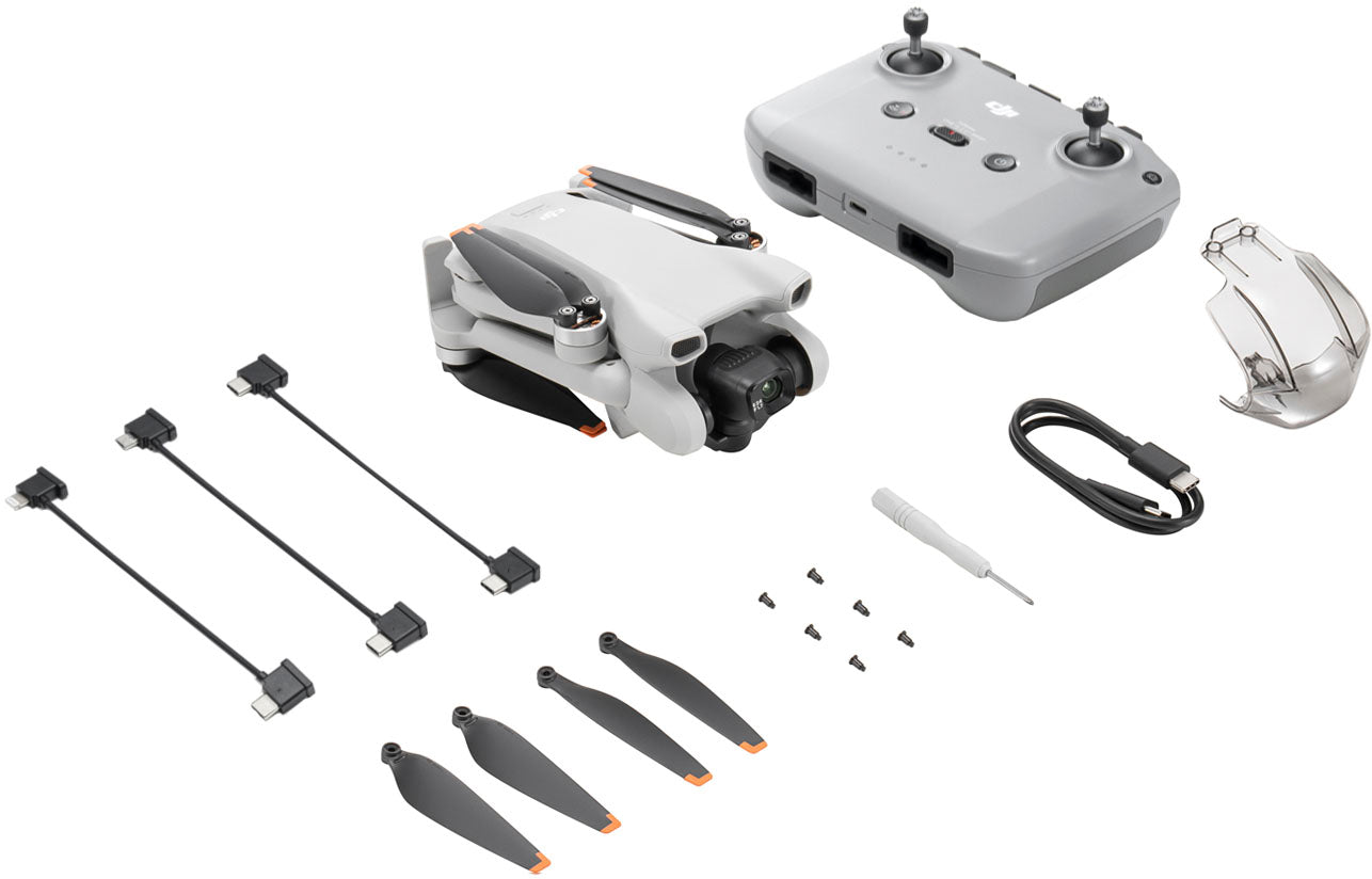 Mini 3 Drone with Remote Control - Gray