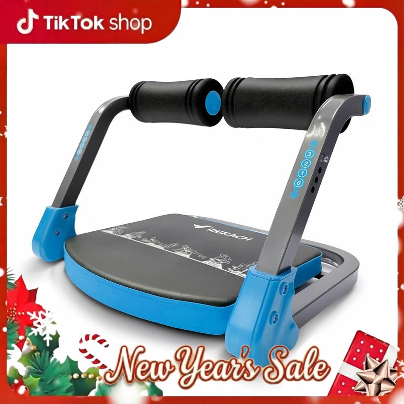 Merach Sit-Up Exercise Equipment, Ab Crunch Machine Roll-up Machine, Abdominal Workout Machine for Home Gym, Core Ab Exercise System Trainer, TikTokShopBlackFriday