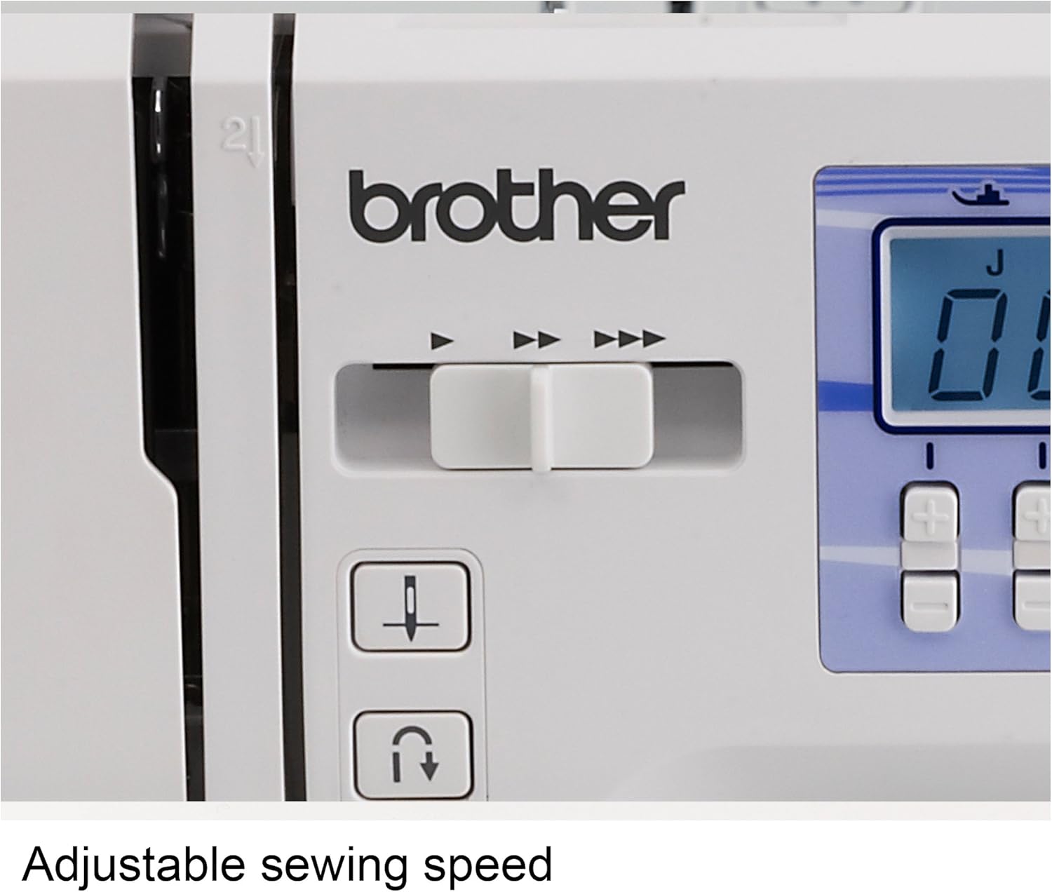 Brother Sewing and Quilting Machine, HC1850, 185 Built-in Stitches, LCD Display, 8 Included Sewing Feet