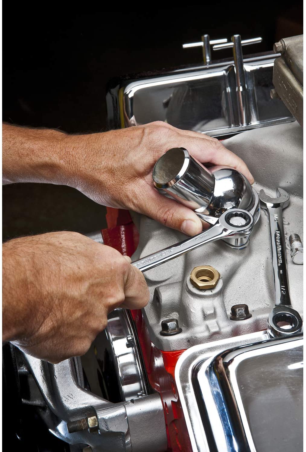 GEARWRENCH 12 Point Ratcheting Combination Wrench Set