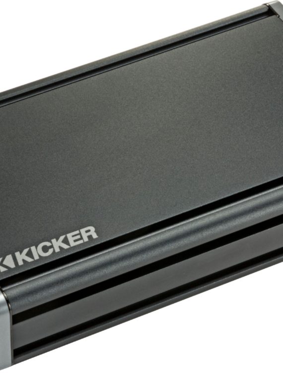 2026 KICKER – CX 1200W Class D Digital Mono Amplifier with Variable Low-Pass Crossover – Black